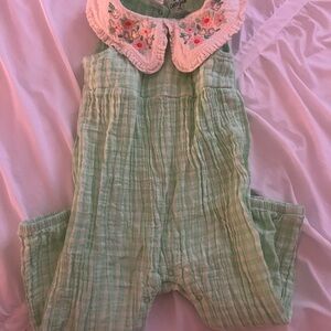 Cat & Jack Light Green Kids Overalls